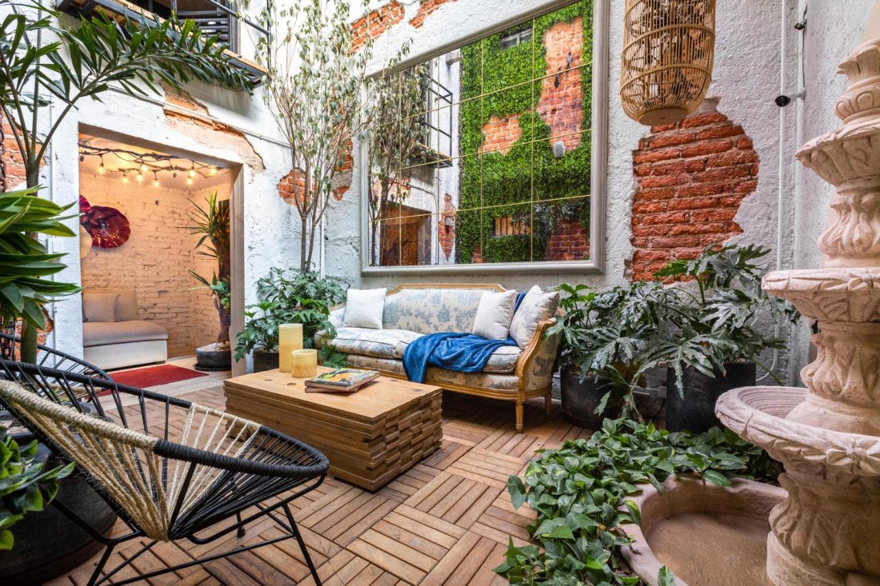 Casa Kanabri Hostal Boutique Мехико Экстерьер фото